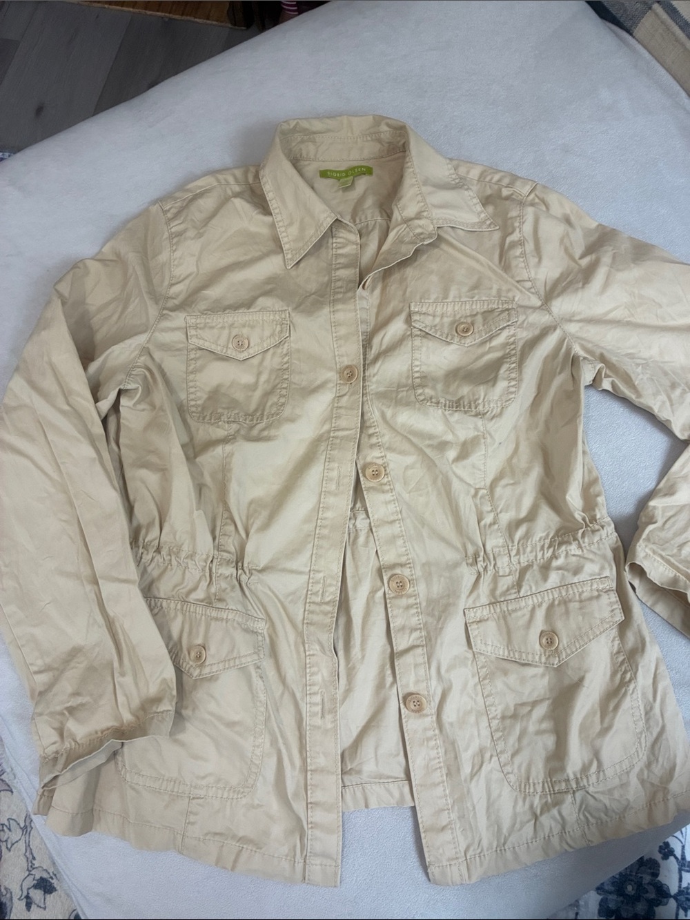 Sigrid Olsen Cream Utility Jacket
